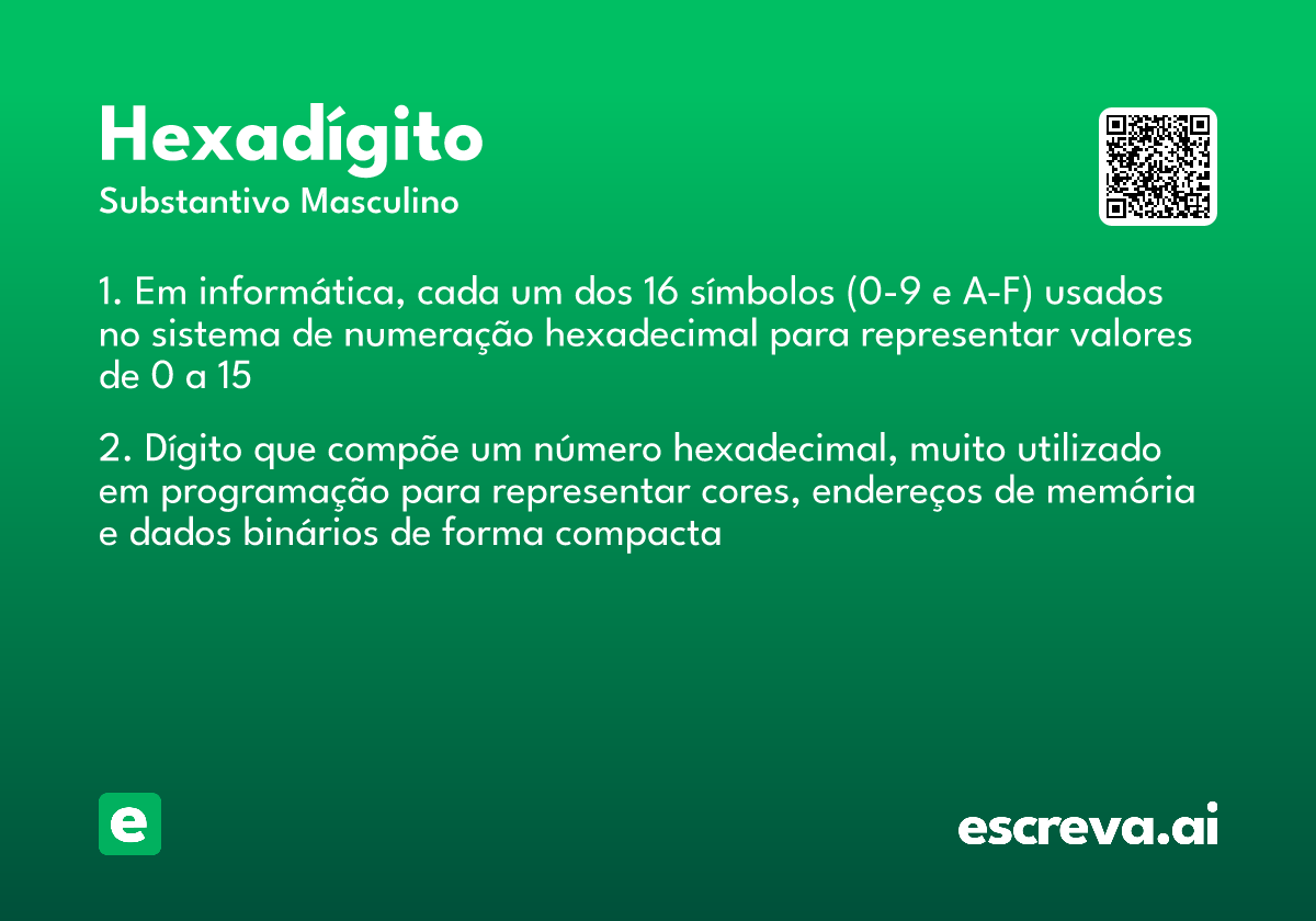 hexadígito