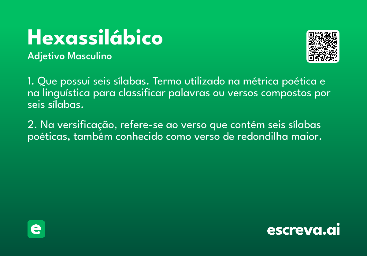 hexassilábico