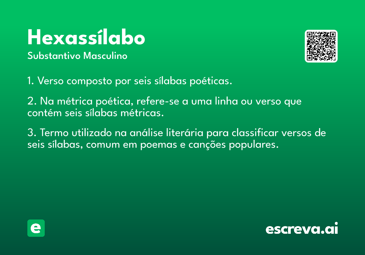 hexassílabo
