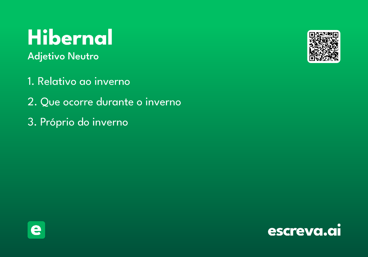 hibernal