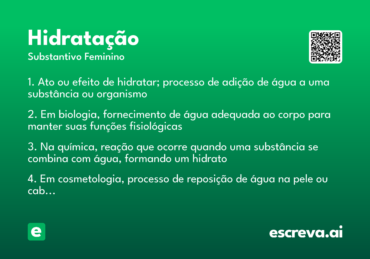 hidratação