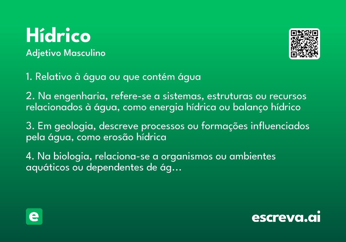 hídrico