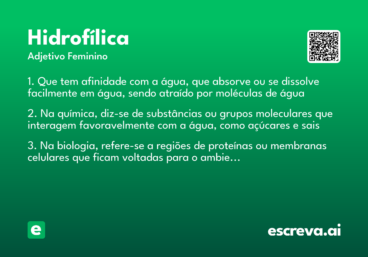 hidrofílica