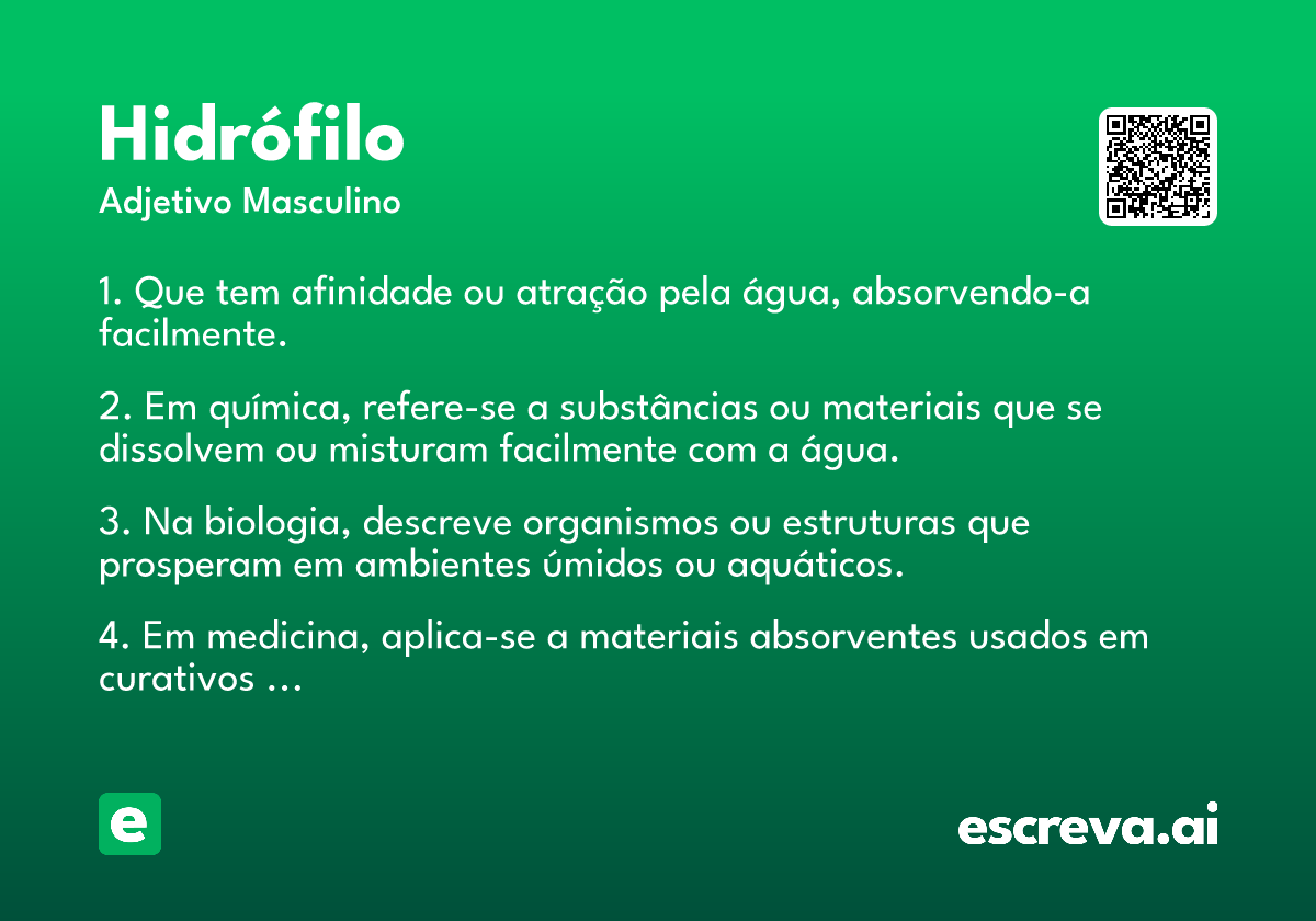 hidrófilo