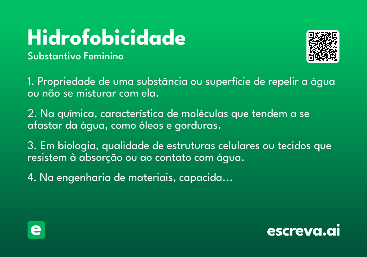 hidrofobicidade