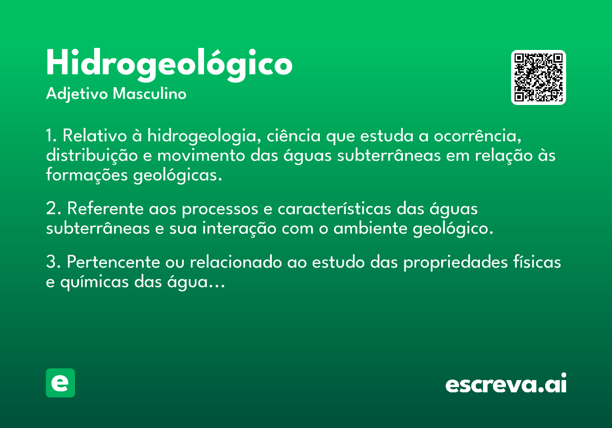 hidrogeológico
