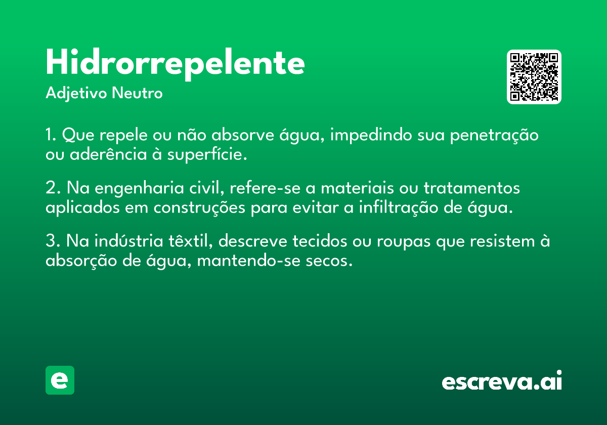 hidrorrepelente