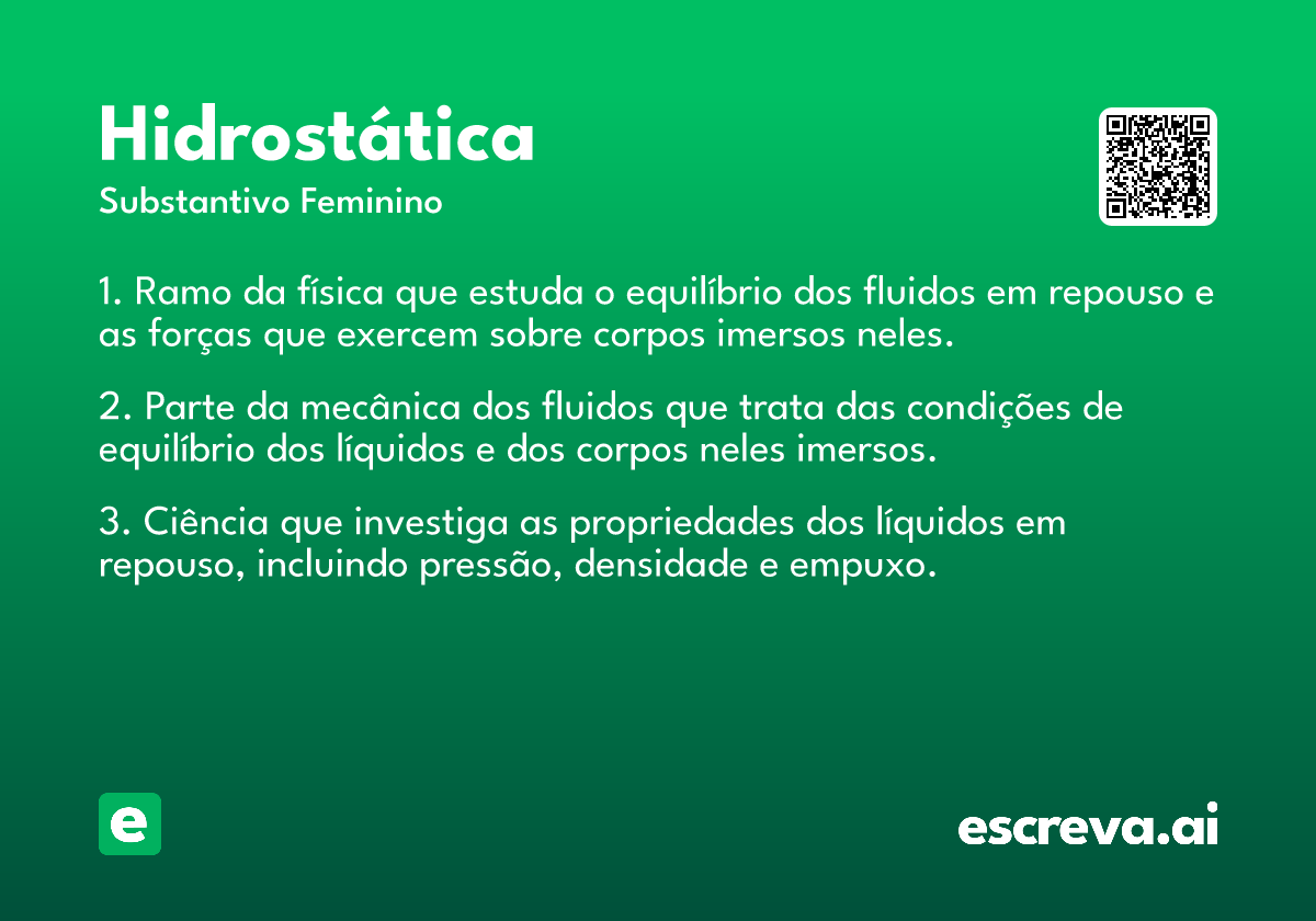 hidrostática