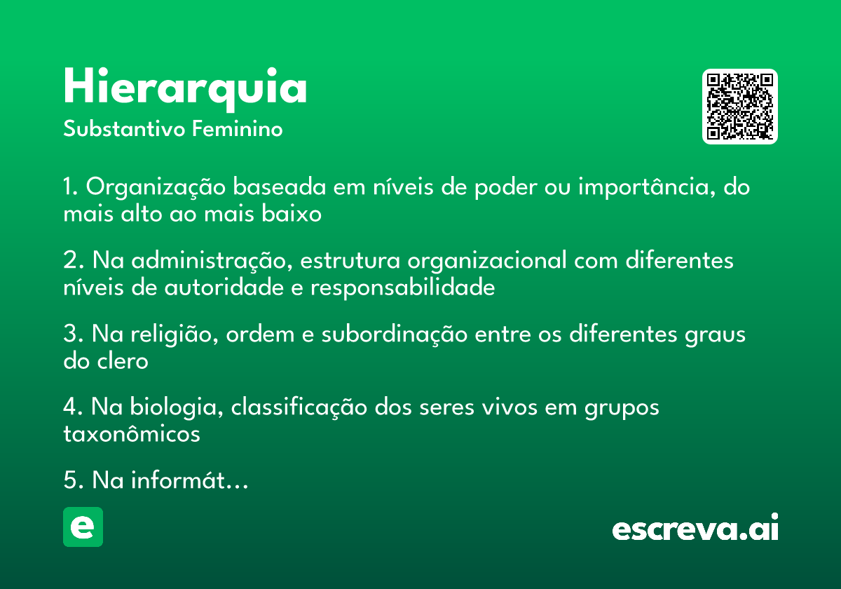 hierarquia