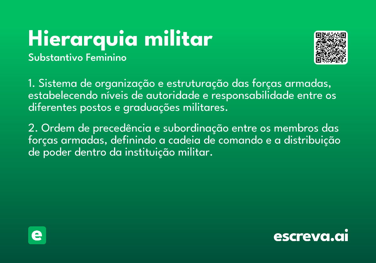 hierarquia militar