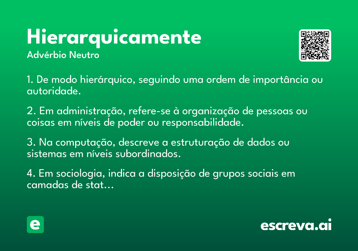 hierarquicamente