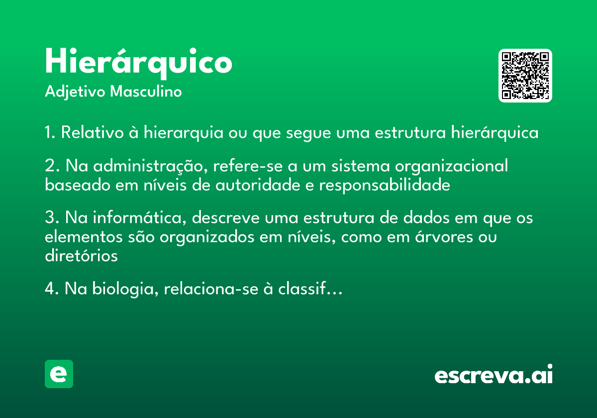 hierárquico