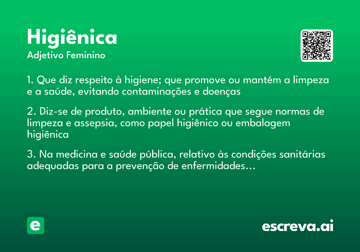 higiênica