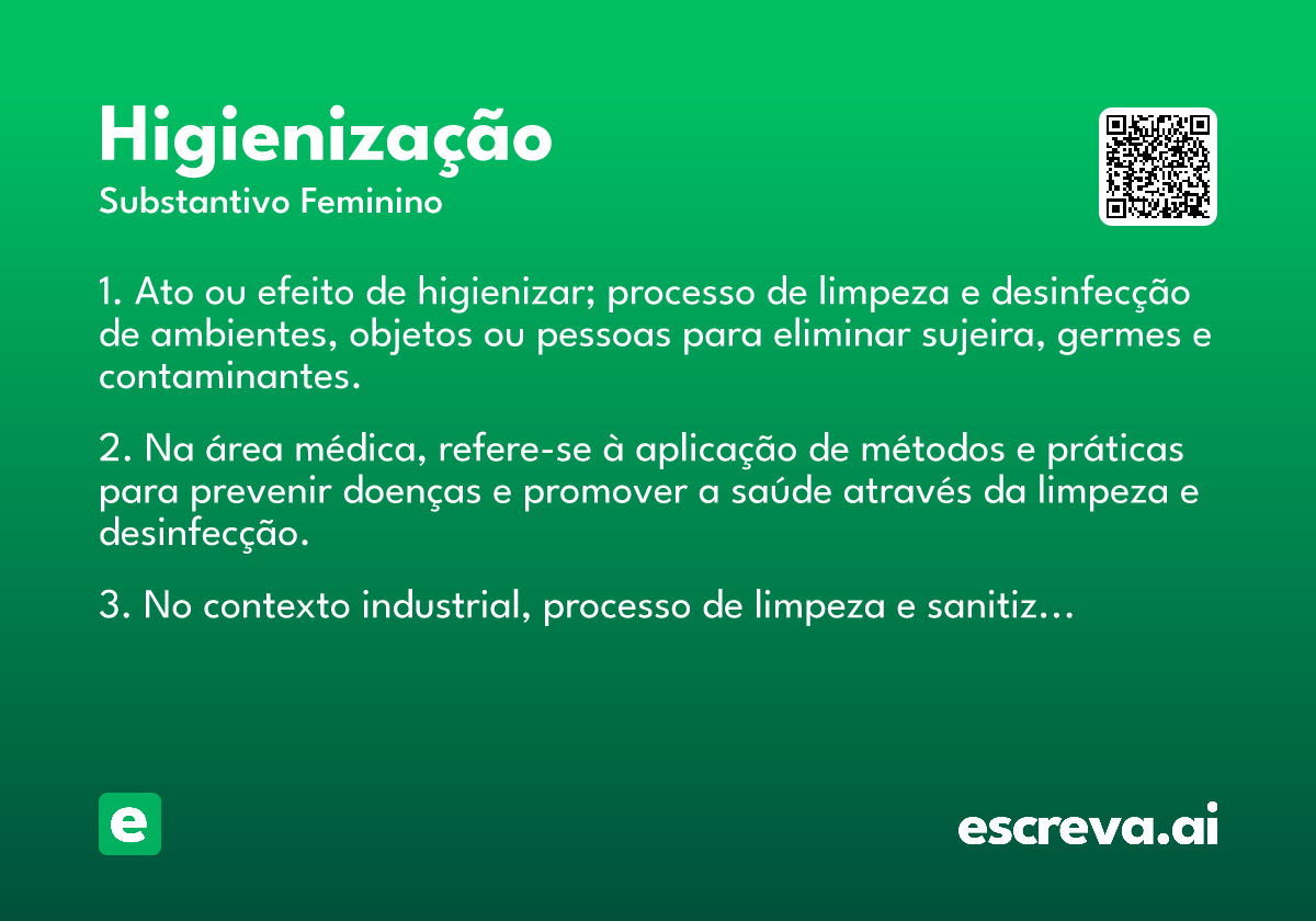 higienização