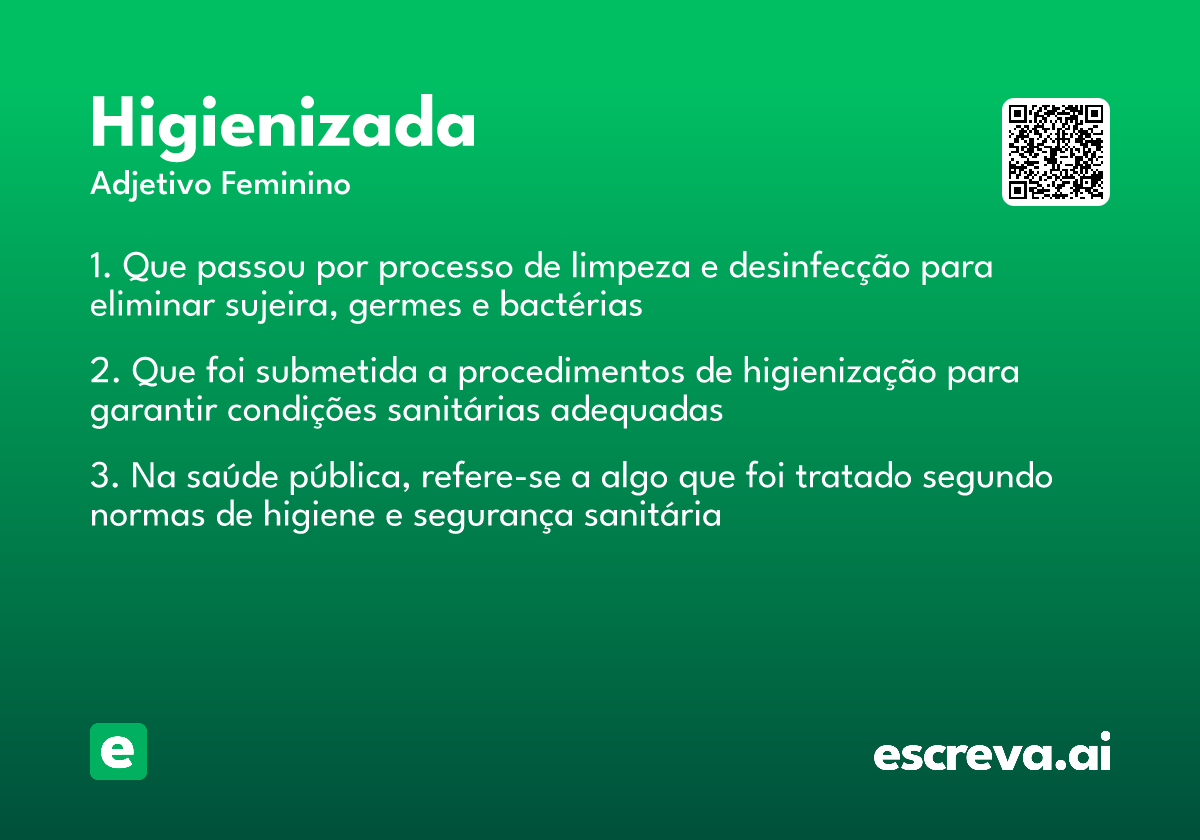 higienizada