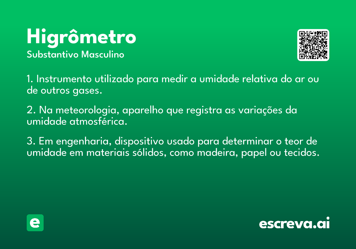 higrômetro