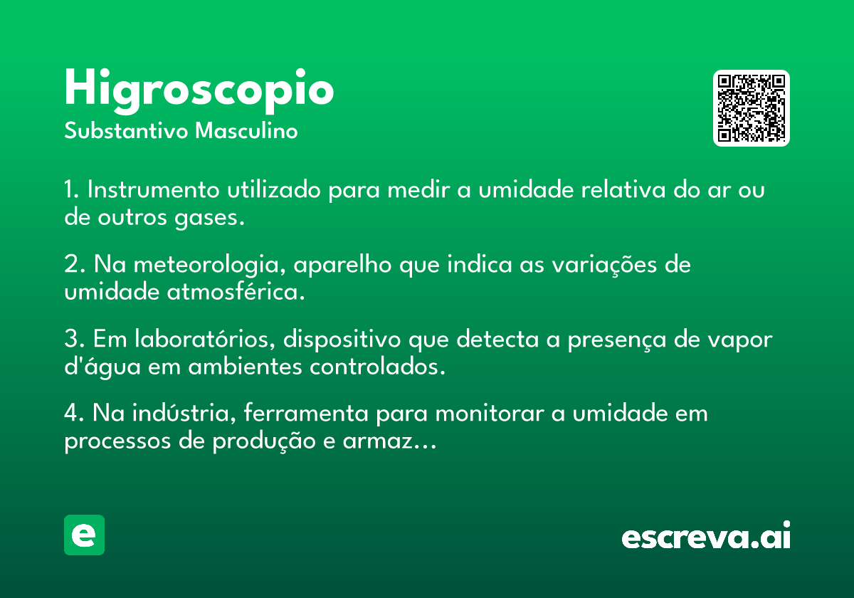 higroscopio