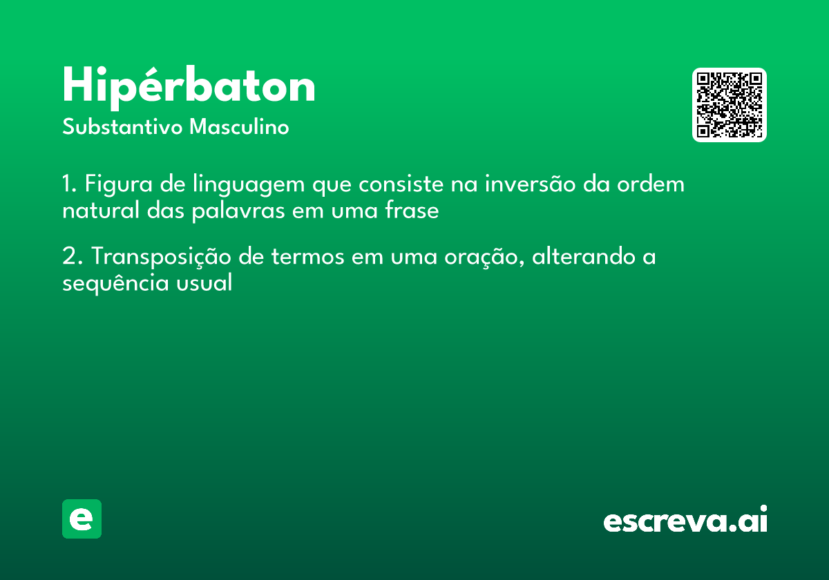 hipérbaton