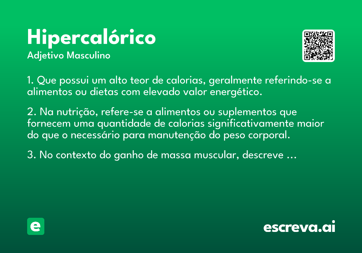 hipercalórico