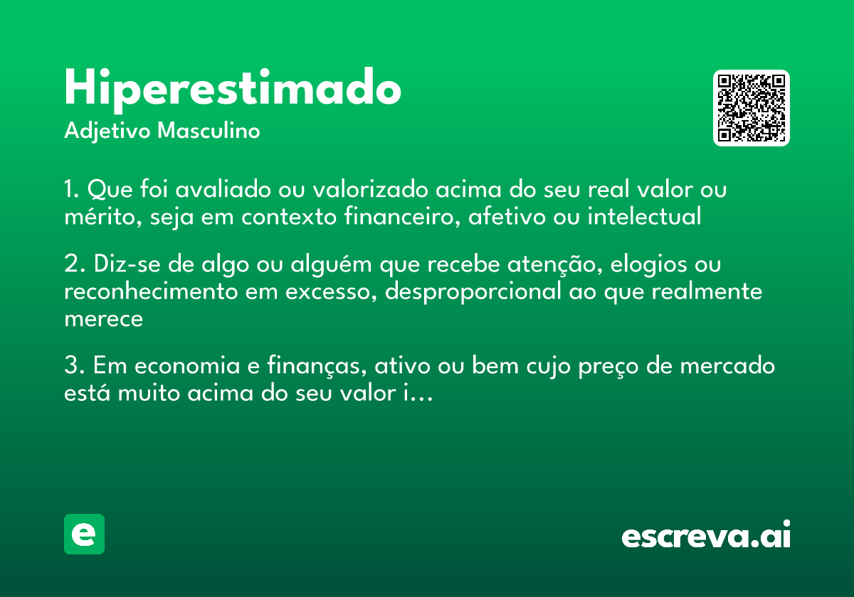 hiperestimado