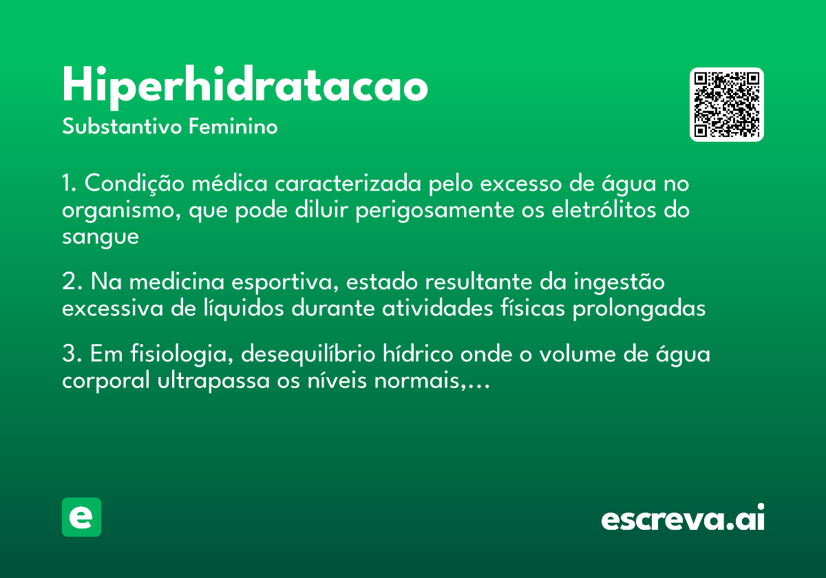 hiperhidratacao