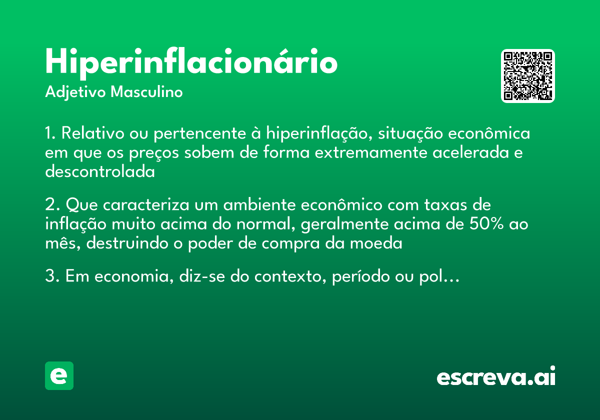 hiperinflacionário