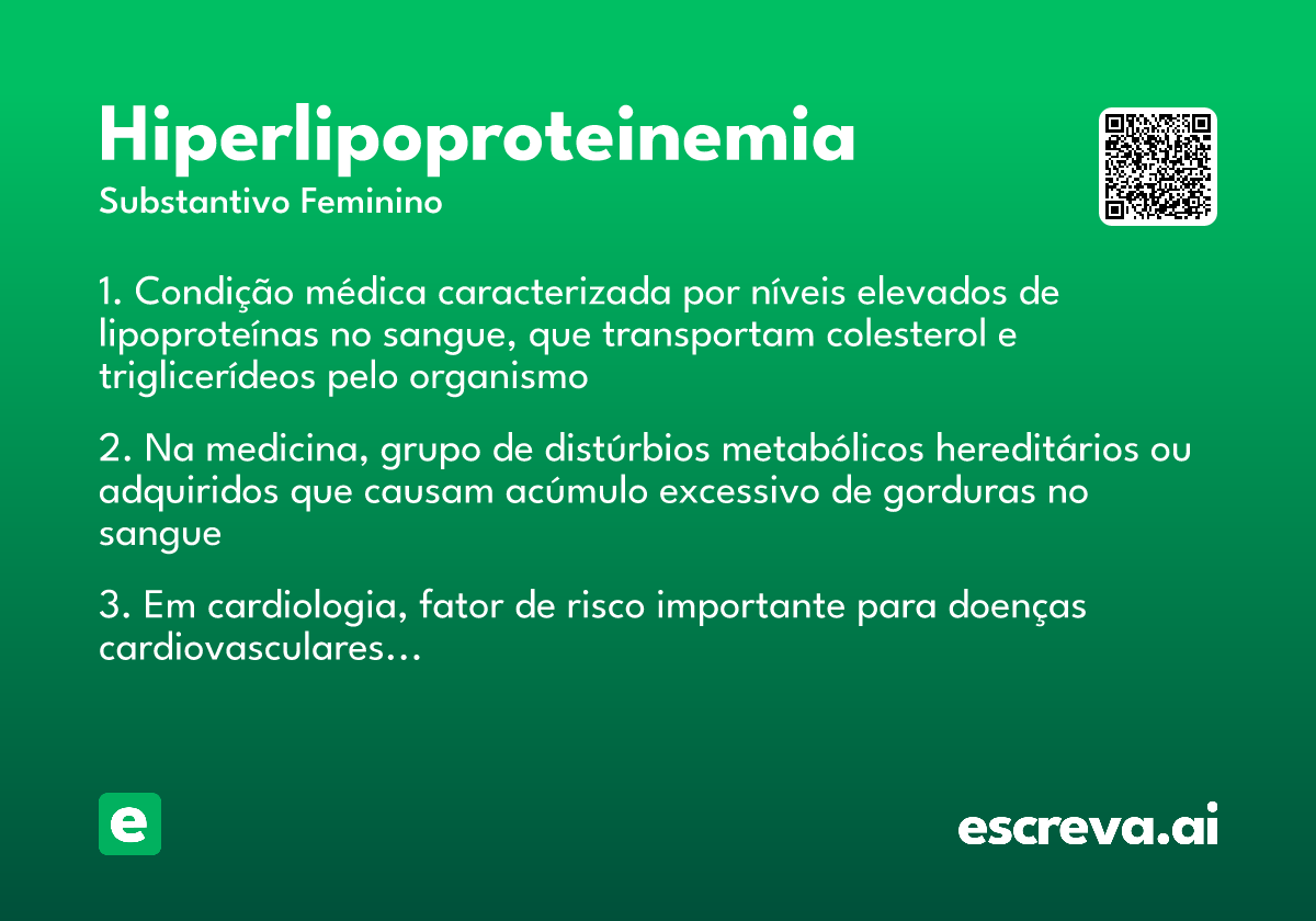 hiperlipoproteinemia