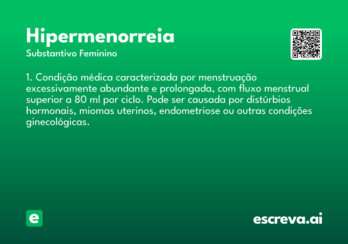 hipermenorreia