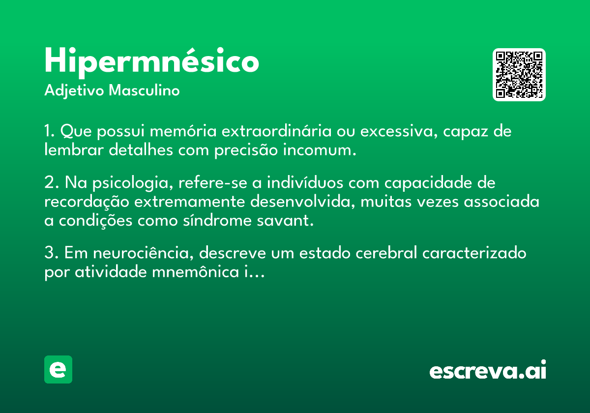 hipermnésico