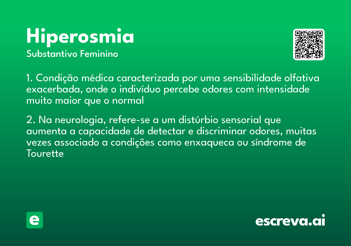 hiperosmia