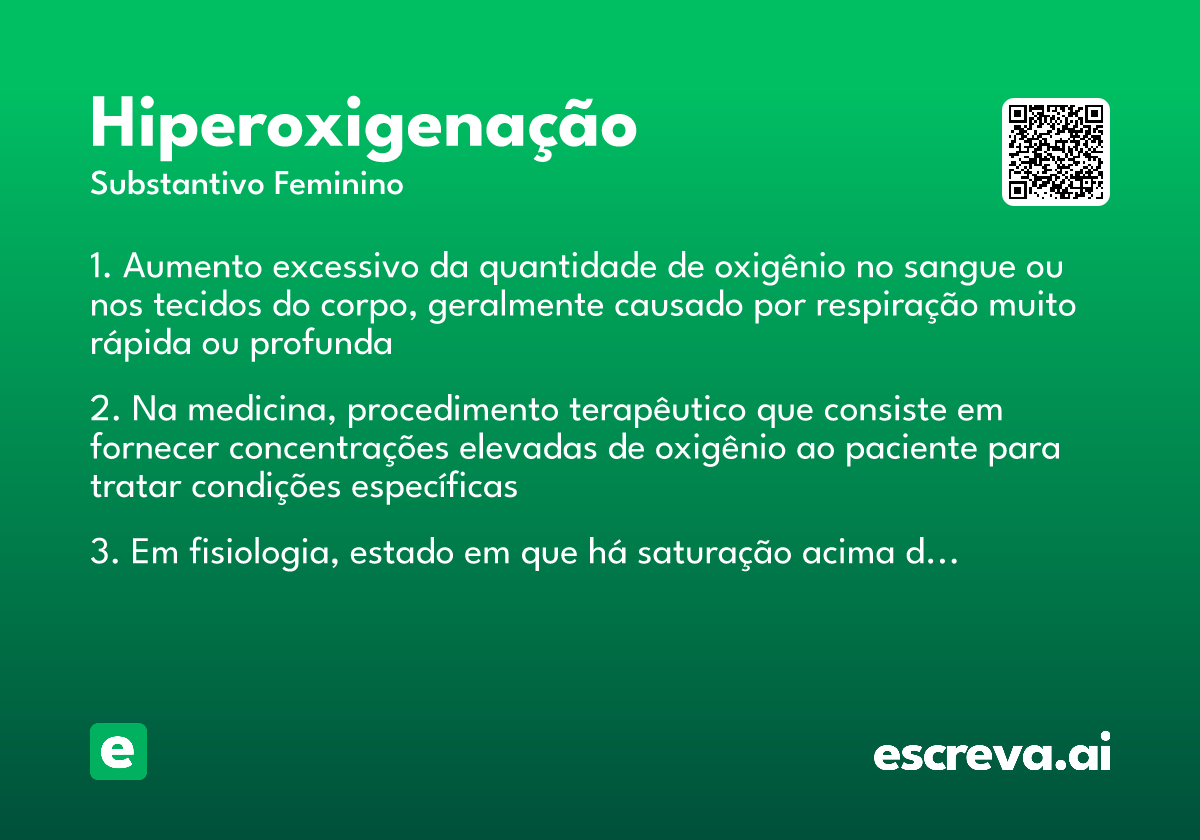hiperoxigenação