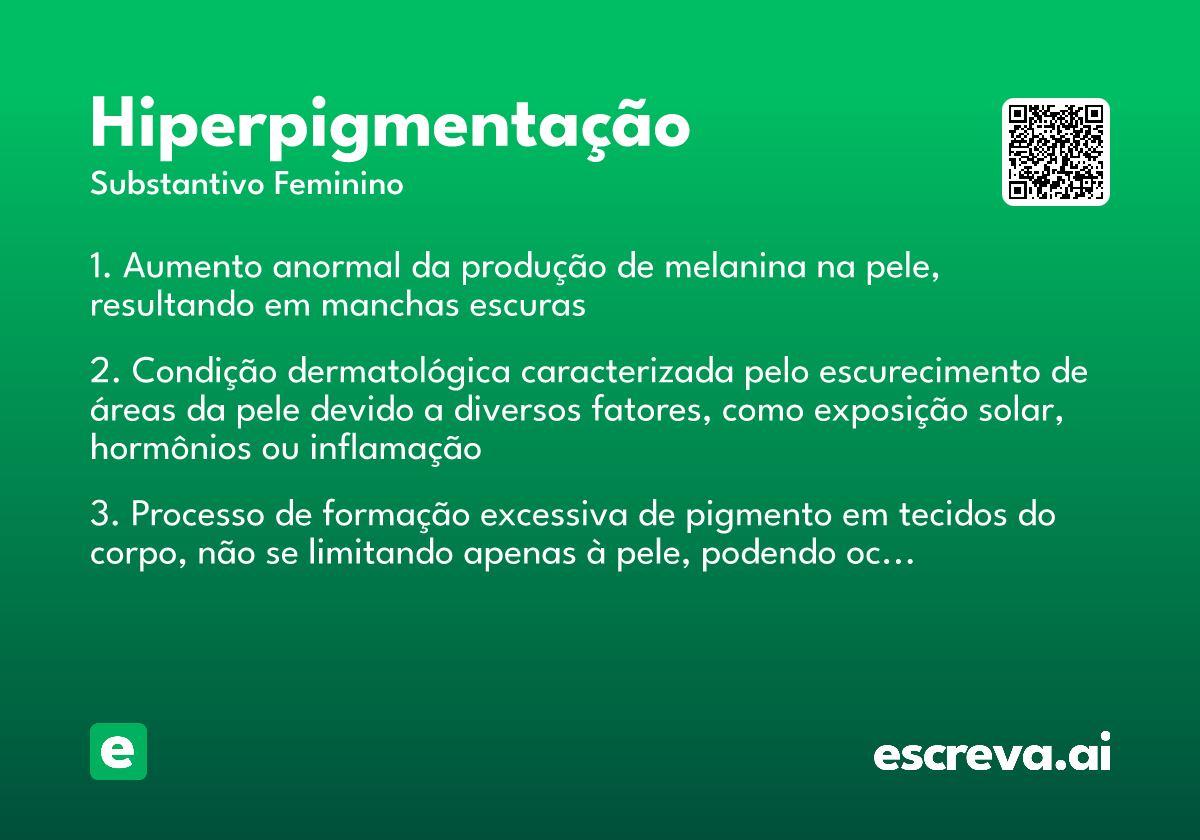 hiperpigmentação