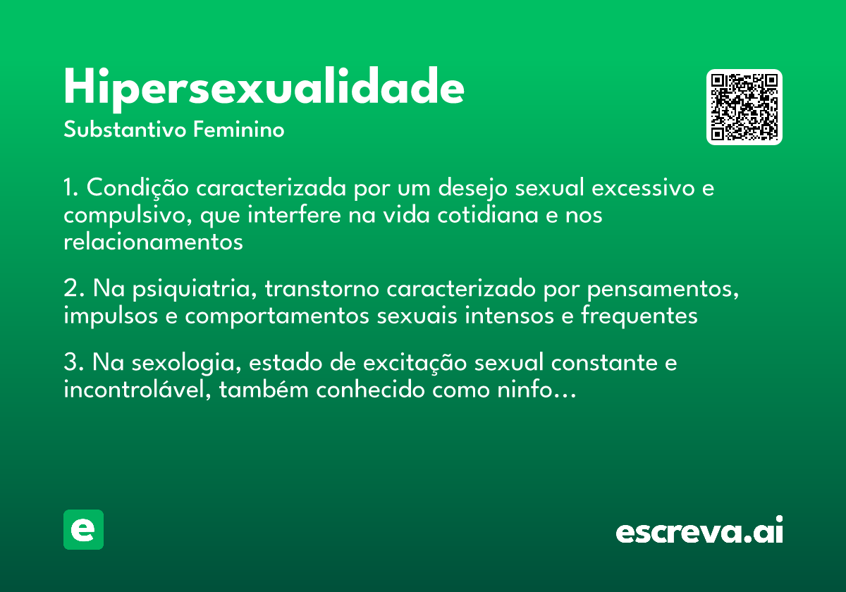 hipersexualidade