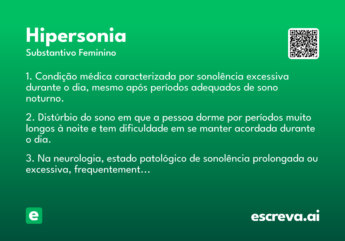 hipersonia