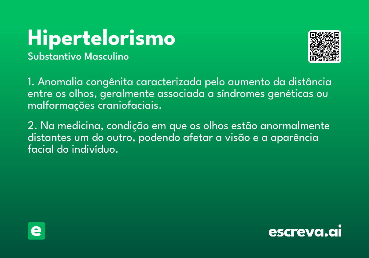 hipertelorismo