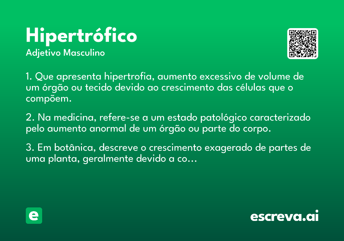 hipertrófico