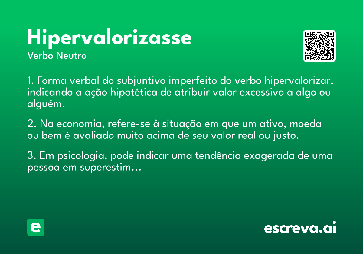 hipervalorizasse