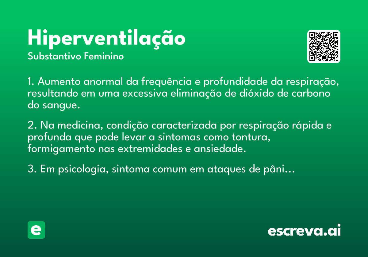 hiperventilação