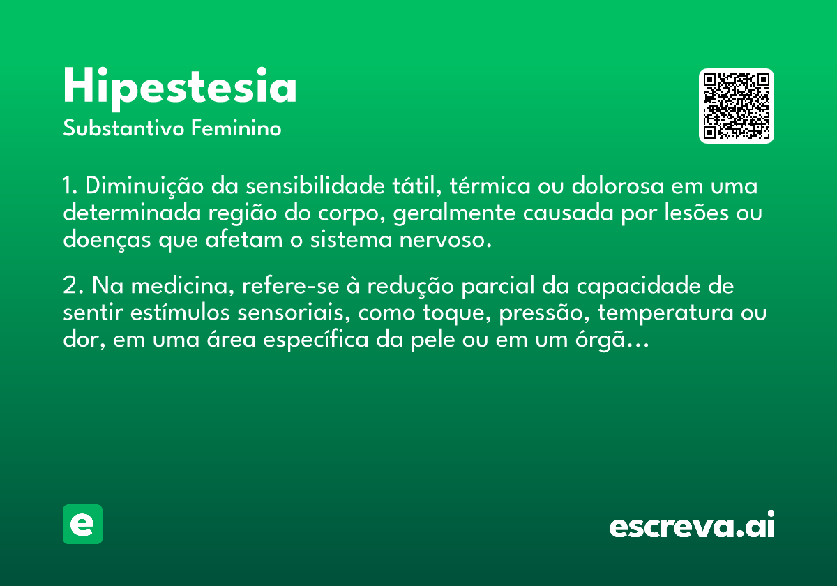 hipestesia