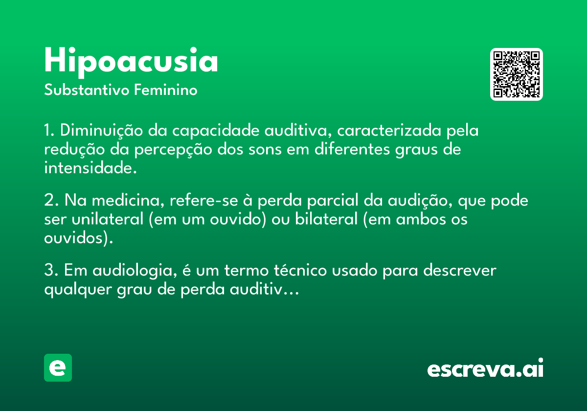 hipoacusia
