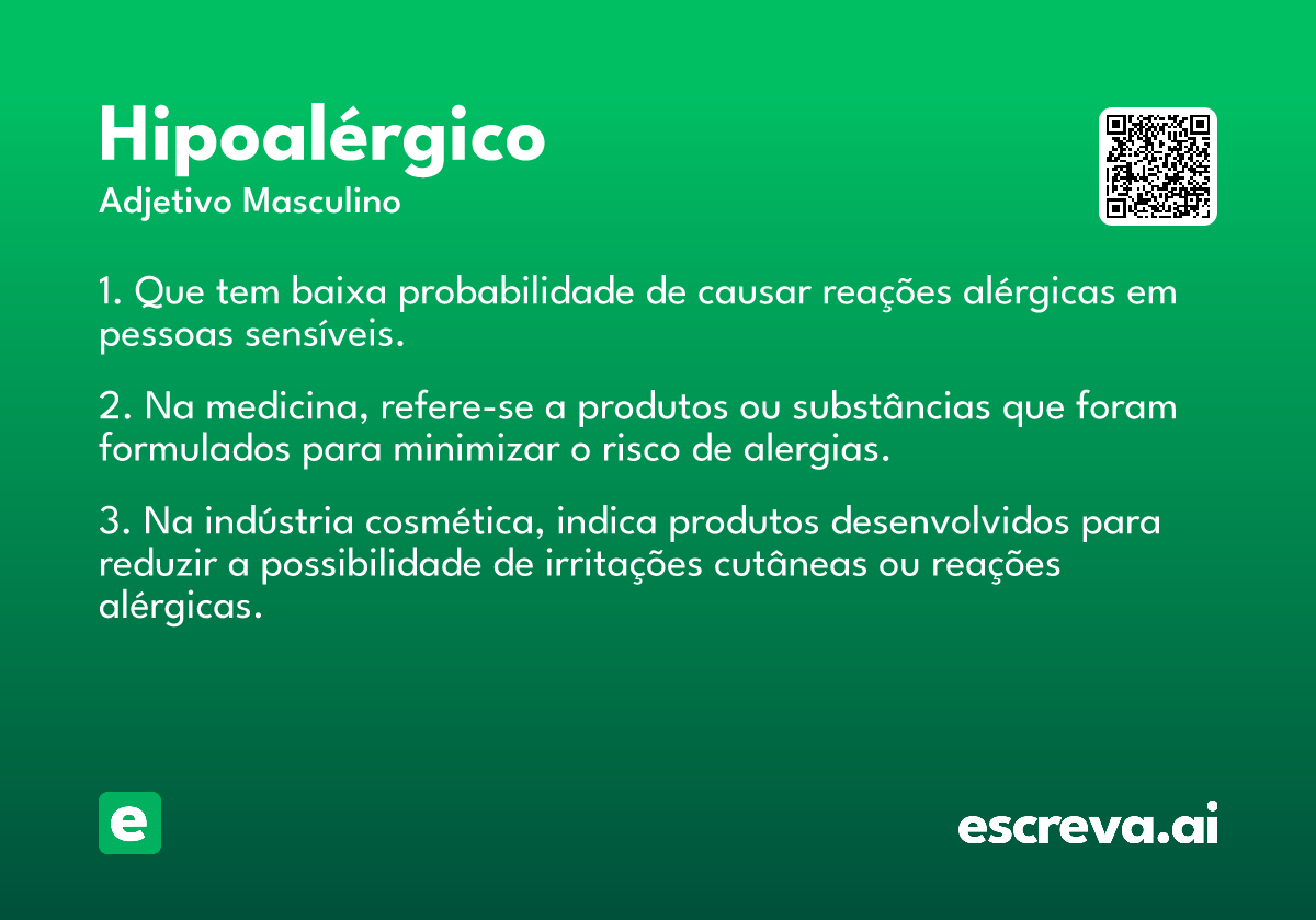 hipoalérgico