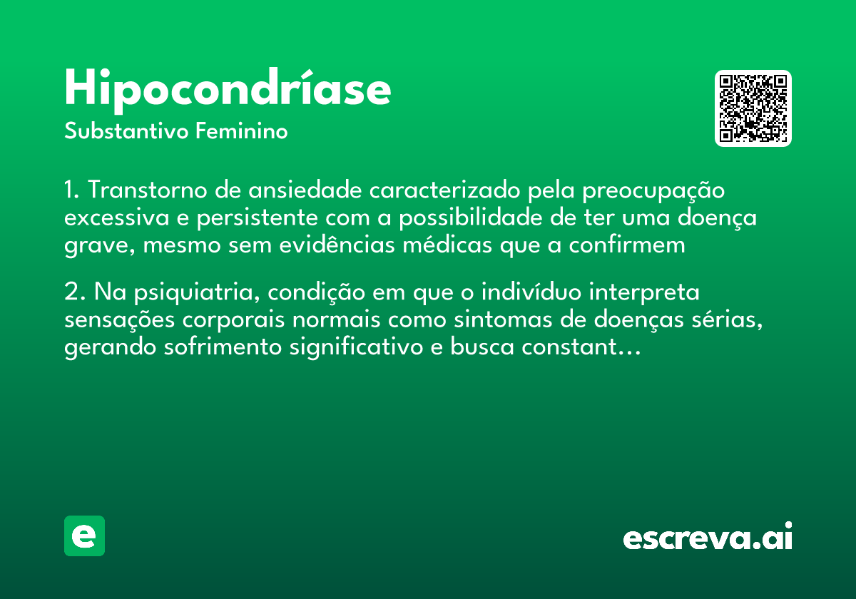 hipocondríase