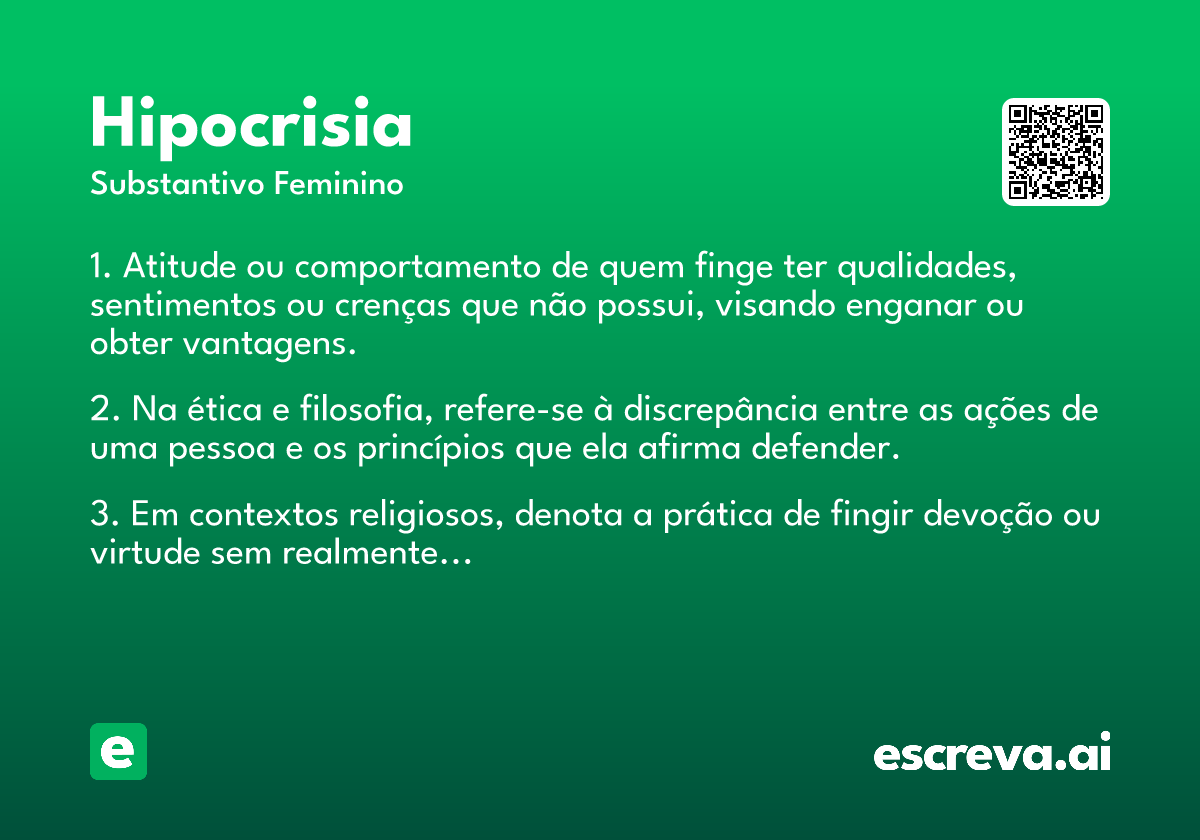 hipocrisia