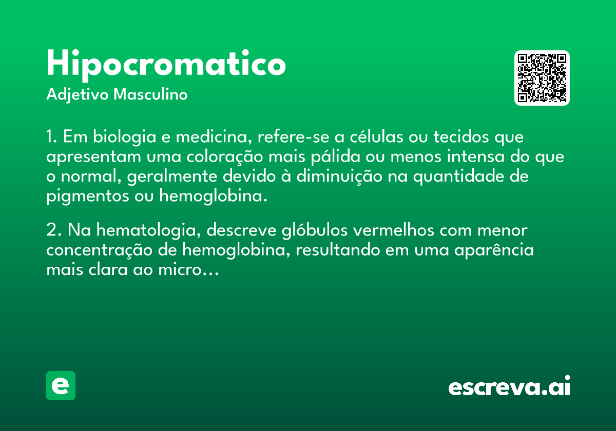 hipocromatico