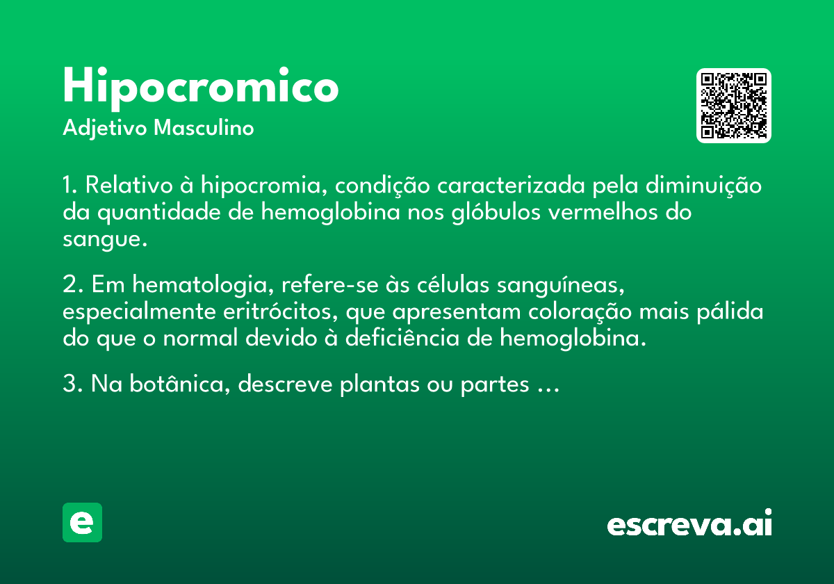 hipocromico