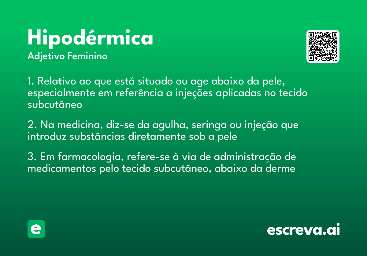 hipodérmica