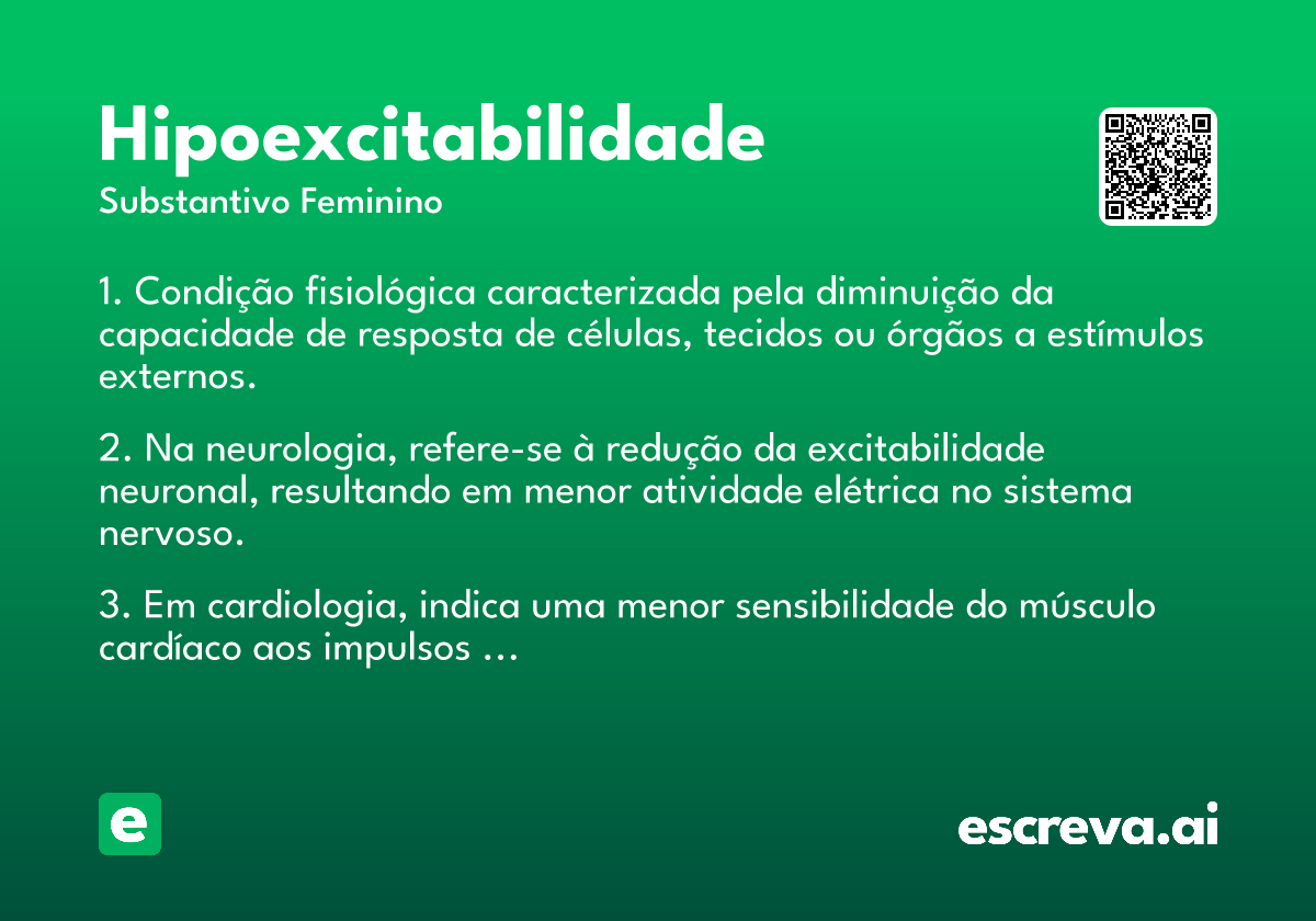 hipoexcitabilidade