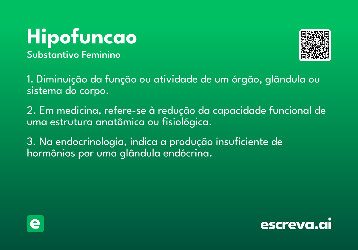 hipofuncao