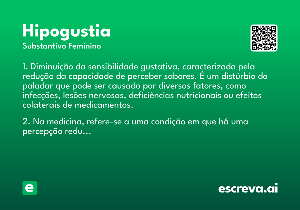 hipogustia