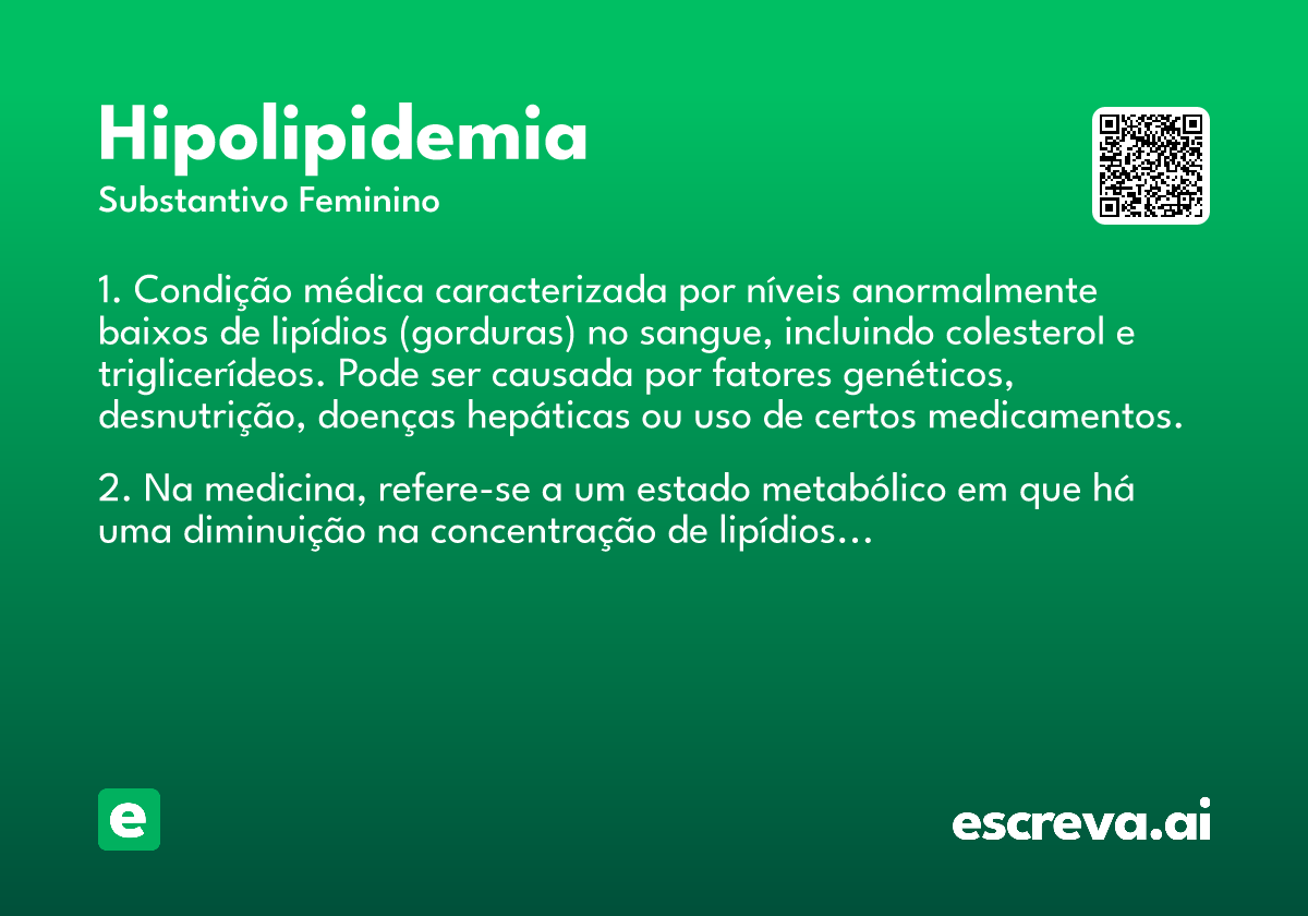 hipolipidemia